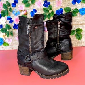 Carlos By Carlos Biker Boots